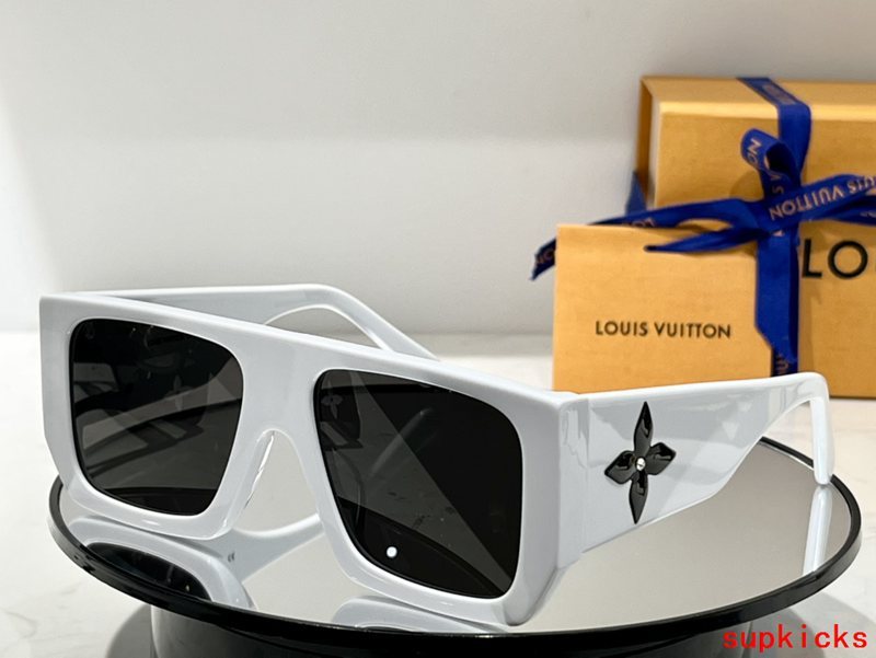 Lifestyle view of Louis Vuitton unisex sunglasses
