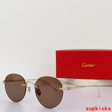 Side view of Cartier unisex sunglasses