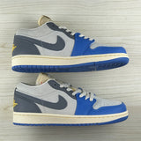 Nike soft grey luxury sneakers view 7 chunky sole construction
