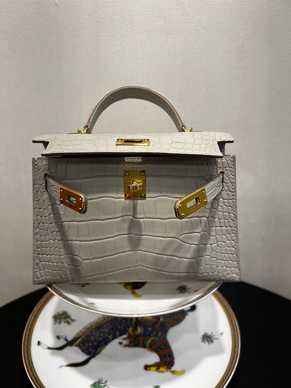 Interior view of polished premium bag