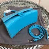 Back view of premium polished women's handbag – women's everyday handbag