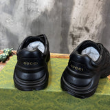 Gucci sneakers detailed view showing premium designer craftsmanship