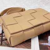 Chic Vegan Leather Handbag - Versatile Everyday Design | Women's Designer-Inspired Purse #1608 - texture close-up (image 9) of designer-inspired handbag