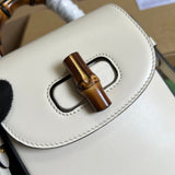 Back view of classic premium women's handbag – women's luxury handbag