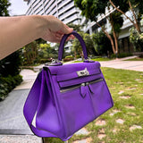 Close-up detail of tailored bag design