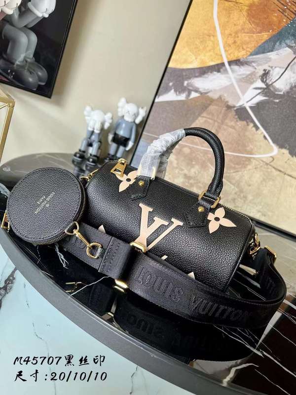 Close-up detail of modern signature women's handbag – women's premium purse
