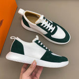Hermès Camel Slip-On Sneakers - Back View