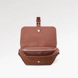 Chic structured bag carried on shoulder