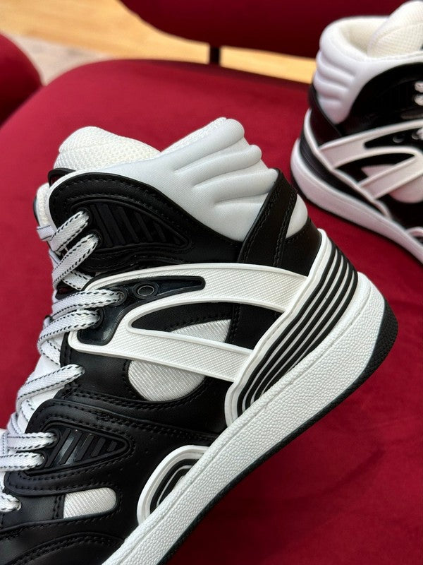 Gucci two-tone luxury sneakers view 4 streetwear statement look