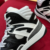 Gucci two-tone luxury sneakers view 4 streetwear statement look