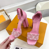 Louis Vuitton shoes Style 386 - top view showing design (alternate angle)