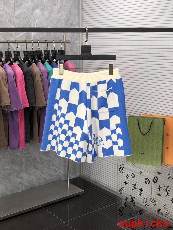 Side profile of Rhude luxury clothing with relaxed-fit cut