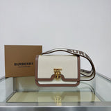 Chic Vegan Leather Handbag - Polished Finish | Women's Luxury Handbag #1134 - front view (image 1) of designer-inspired handbag