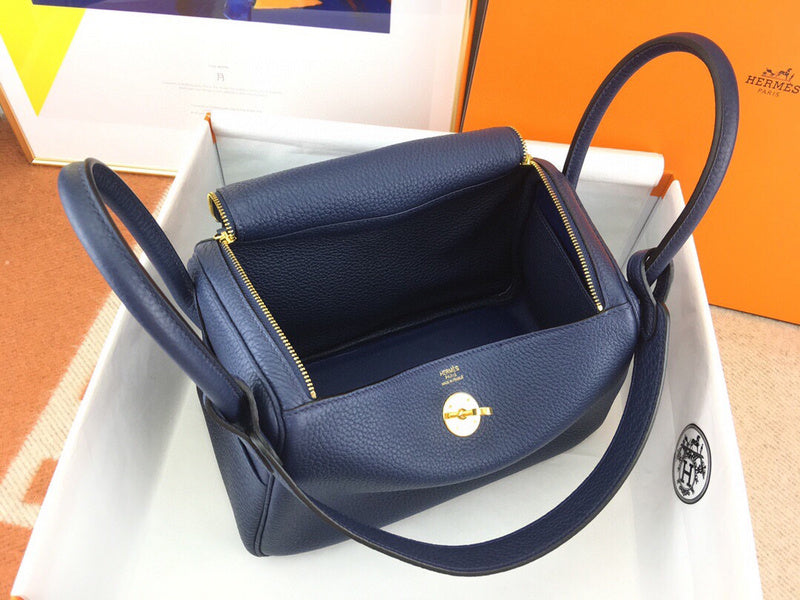 Side view of graceful structured handbag