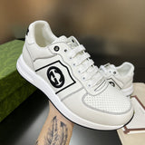Gucci clean off-white luxury sneakers view 4 premium leather build