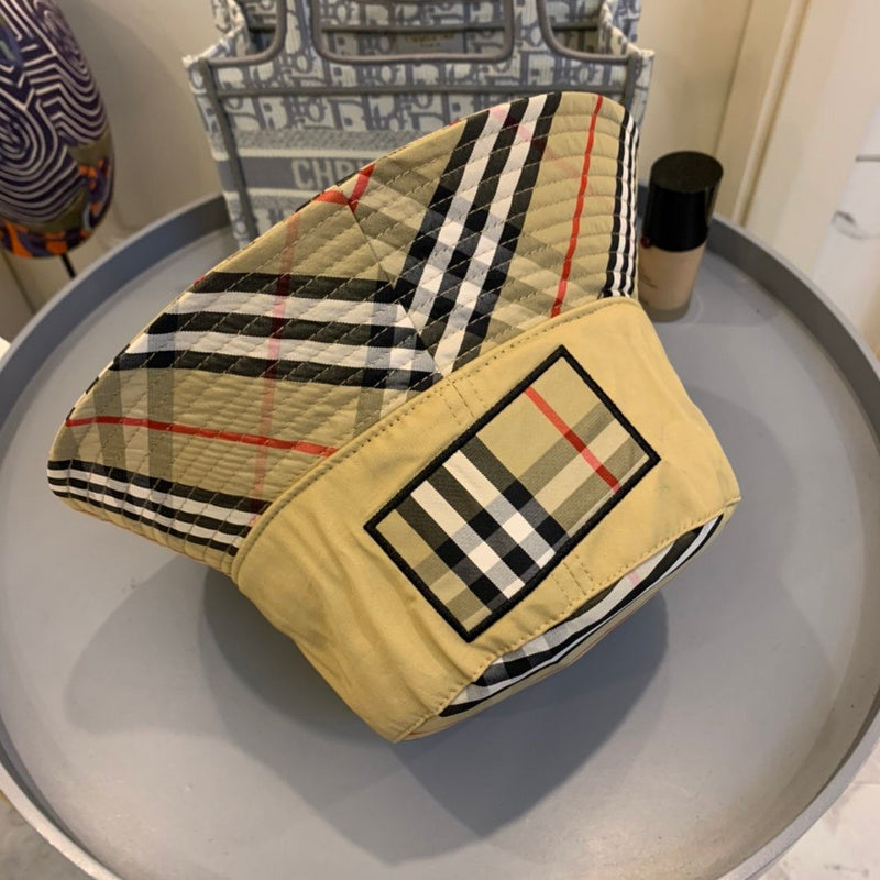 Front view of Burberry unisex cap