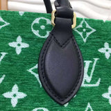 Handle and strap detail of signature statement women's handbag – women's everyday handbag