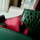 Close-up detail of clean-lined bag design