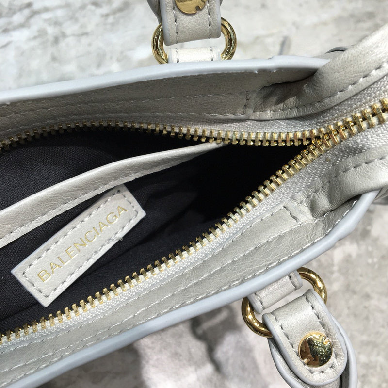 Effortless Faux Leather Handbag - Modern Structured Build | Women's Fashion Handbag #640 - alternate angle view (image 8) of designer-inspired handbag