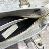 Effortless Faux Leather Handbag - Modern Structured Build | Women's Fashion Handbag #640 - alternate angle view (image 8) of designer-inspired handbag