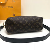 Back view of premium chic women's handbag – women's luxury handbag
