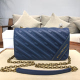 Understated Premium PU Leather Handbag - Signature Hardware Accents | Women's Luxury Handbag #799 - side angle view (image 2) of designer-inspired handbag