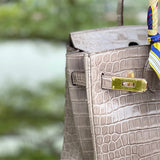  tailored structured bag detail view showing craftsmanship