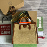 Close-up detail of statement bag design