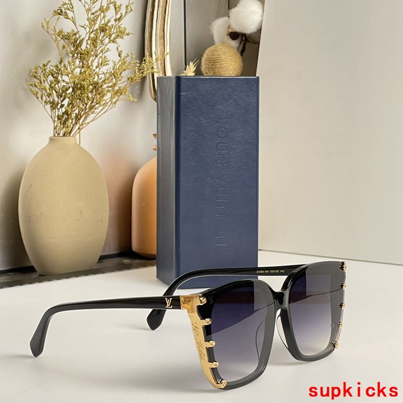 Angled view of Louis Vuitton unisex sunglasses