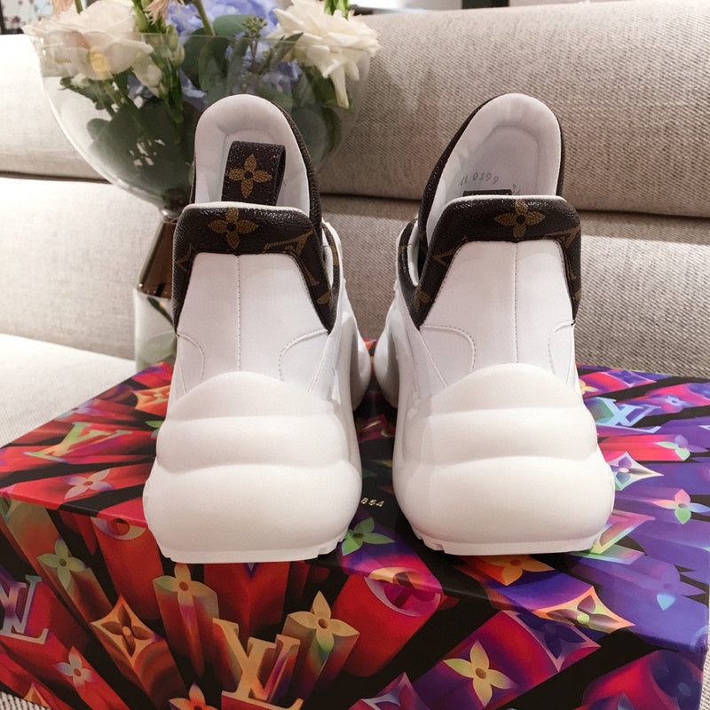 Louis Vuitton shoes front view designer style