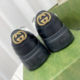 Gucci two-tone luxury sneakers view 6 sleek tonal finish