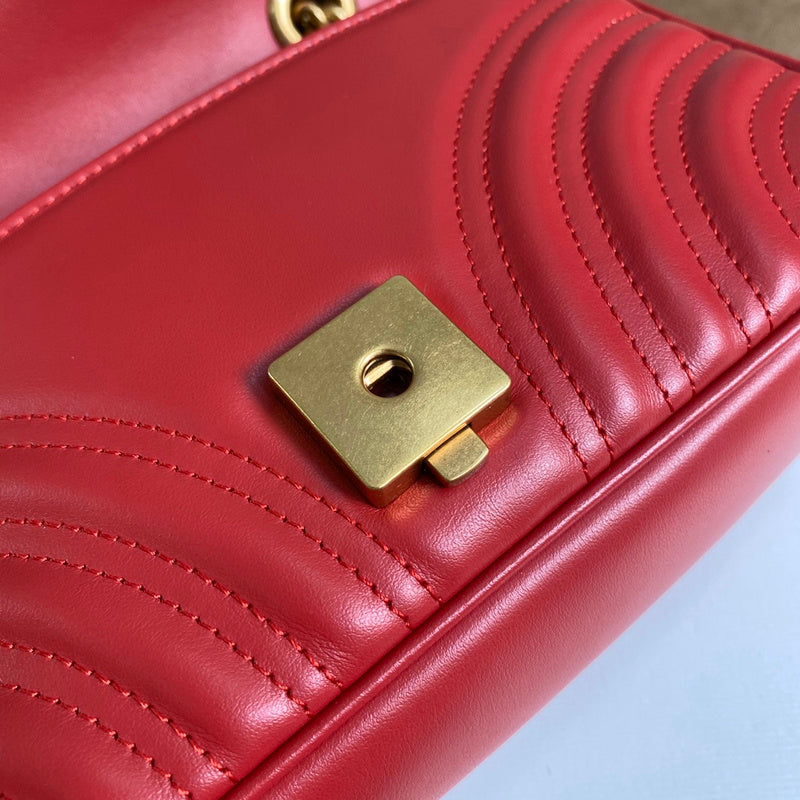 Interior view of refined classic women's handbag – women's statement bag