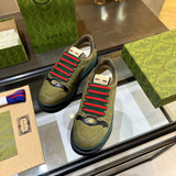 Gucci classic monochrome luxury sneakers view 4 cushioned comfort fit