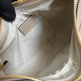 Close-up detail of structured statement women's handbag – women's everyday handbag