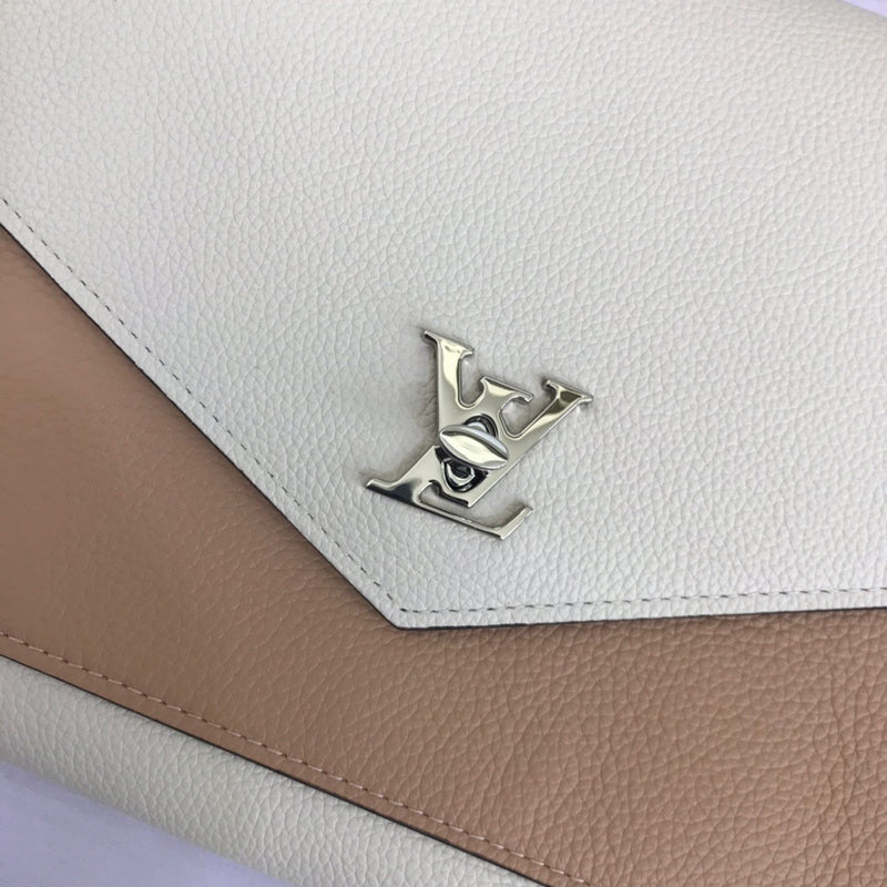 Back view of polished premium women's handbag – women's luxury handbag