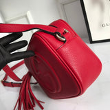 Top view of sleek modern women's handbag – women's luxury accessory