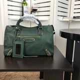 Front view of premium signature women's handbag – women's everyday handbag