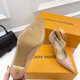 Louis Vuitton Chocolate Brown Chunky Platform Sneakers - Angled View