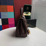 Styled lifestyle shot of modern premium women's handbag – women's premium purse