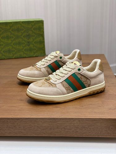 Gucci two-tone luxury sneakers view 11 minimalist modern build