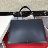Side profile of statement refined women's handbag – women's premium purse