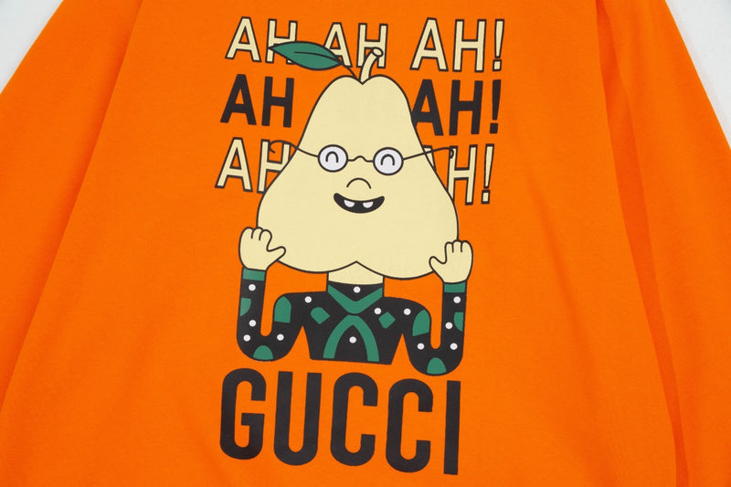Flat lay presentation of Gucci luxury clothing with everyday silhouette