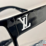 Side view of Louis Vuitton unisex sunglasses
