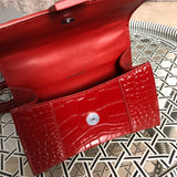 Side profile of statement everyday-luxe women's handbag – women's everyday handbag