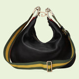 Back view of elevated signature women's handbag – women's designer-style accessory