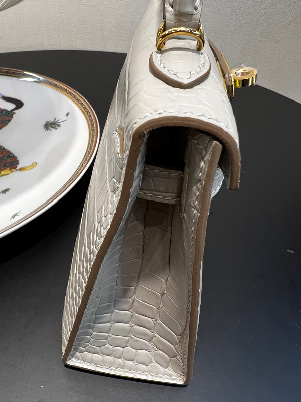 Interior view of polished premium bag