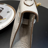 Interior view of polished premium bag