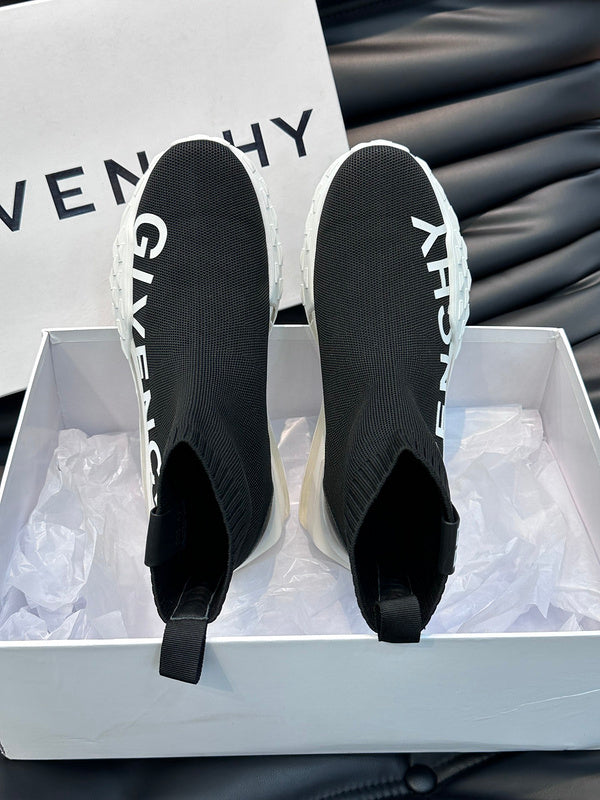 Givenchy Nude Ankle Boots - Back View