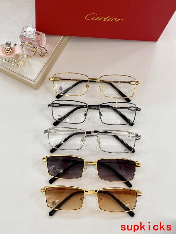Lifestyle view of Cartier unisex sunglasses