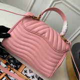 Handle and strap detail of chic polished women's handbag – women's premium purse